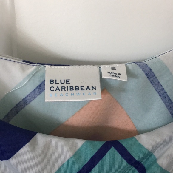 Blue Caribbean long maxi dress - Picture 3 of 5